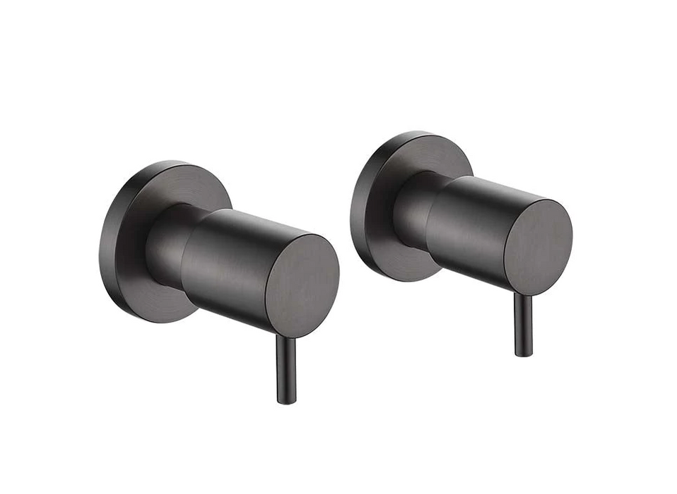 HC Luxury Brushed Gun Metal Round Wall Top Assemblies