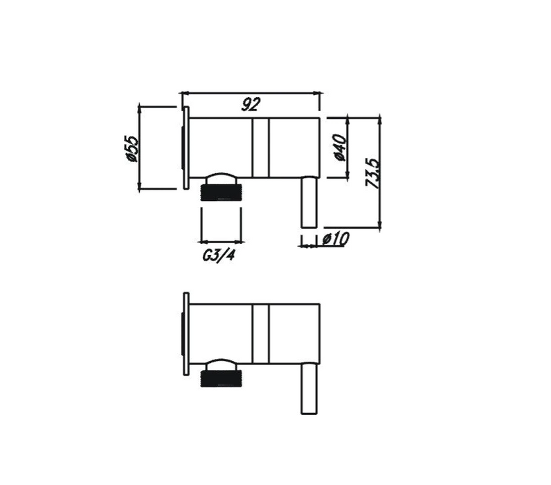HC Luxury Brushed Gun Metal Round Washing Machine Set