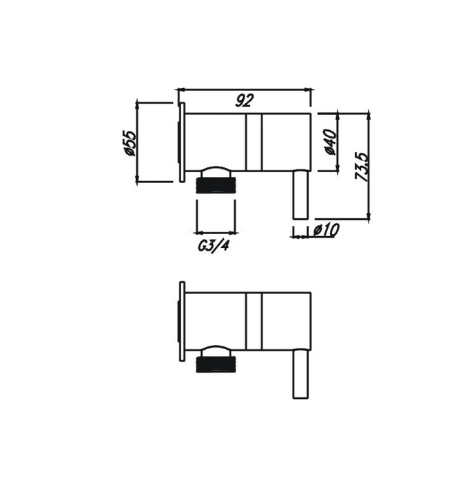 HC Luxury Brushed Nickel Round Washing Machine Set