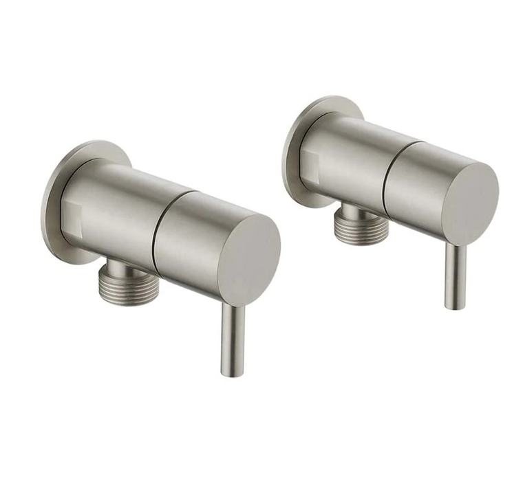 HC Luxury Brushed Nickel Round Washing Machine Set