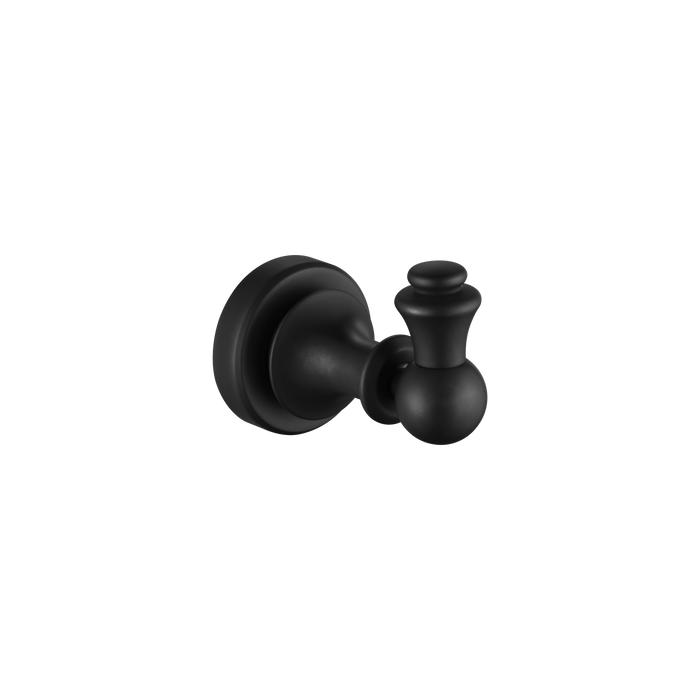 MED53 Medoc Single Robe Hook Chrome/Matt Black/Brushed Nickel/Brushed Bronze