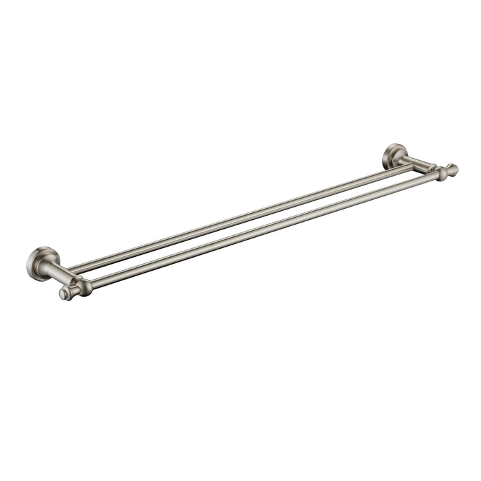 Medoc Double Towel Rail Matte Chrome/Matt Black/Brushed Nickel/Brushed Bronze