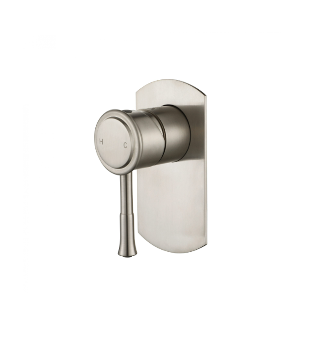 Modernnational Montpellier Brushed Nickel Solid Brass Shower Mixer