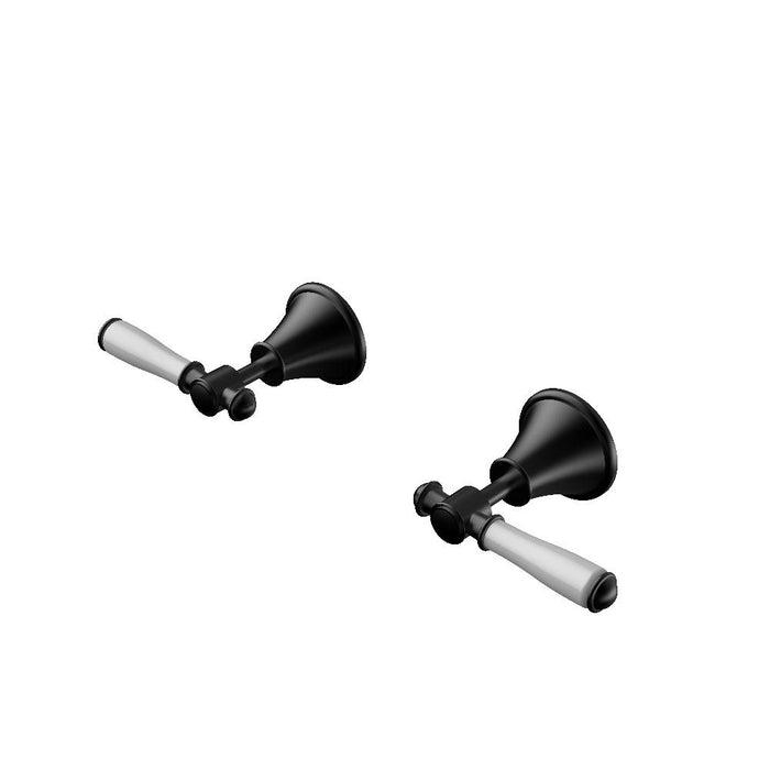 Clasico Wall Top Assemblies Ceramic Handle Brushed Gold/Brushed Nickel/Chrome/Matt Black