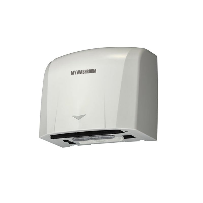ABS Automatic Hand Dryer White Save Energy Commercial for Bathroom