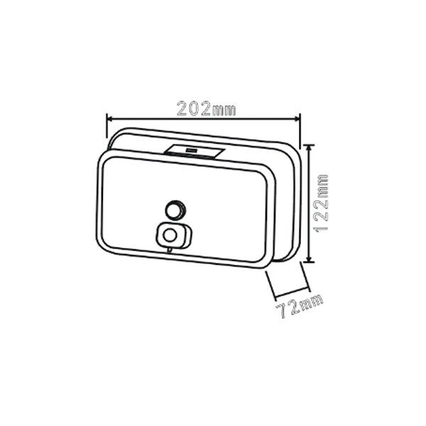 Liquid Manual Soap Dispensers 304 Stainless Steel