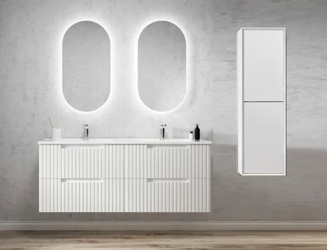 1500mm otti Noosa Vanity Wall Hung Cabinet With Led Mirror and Tall Boy