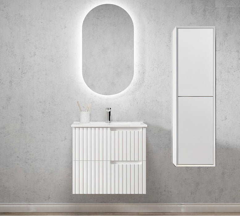 60Omm otti Noosa Vanity Wall Hung Cabinet With Led Mirror and Tall Boy