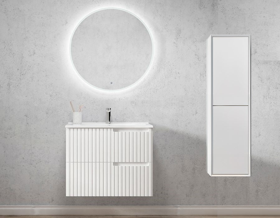 75Omm otti Noosa Vanity Wall Hung Cabinet With Led Mirror and Tall Boy