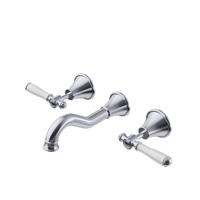 Clasico Brass Bath Set Ceramic Handle Brushed Gold/Brushed Nickel/Chrome/Matt Black - HD reno