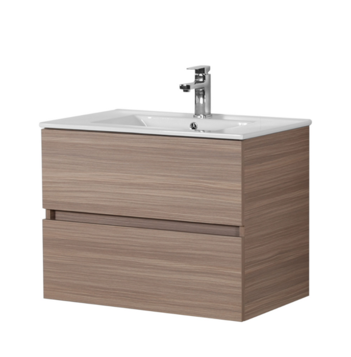600-1500*460*560mm Stella Oak Bathroom Vanity Wall Hung Cabinet Only and Ceramic/Stone Top Available