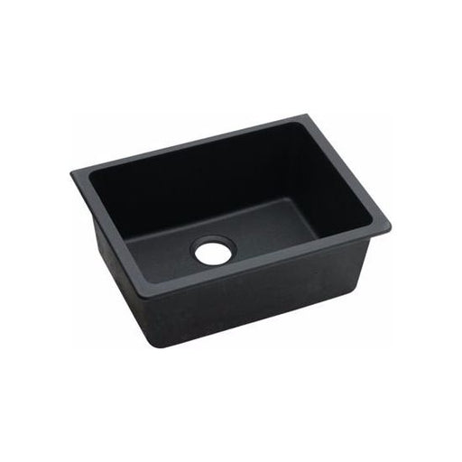 635*470*241mm Black/White Granite Quartz Stone Undermount Sink Single Bowl - HD reno