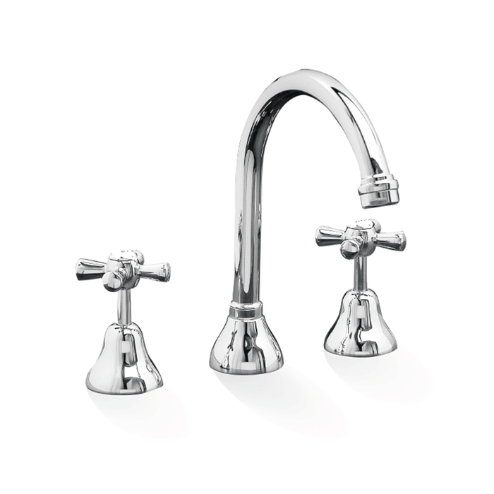 Design Vanity Hob Sink Three-Piece Set Chrome Quality Brass