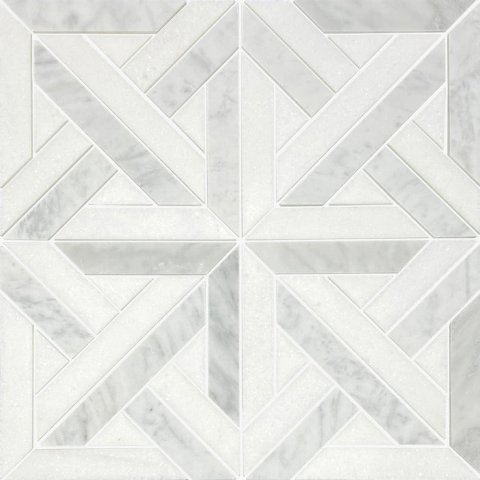 Parquet Carrara+Thassos