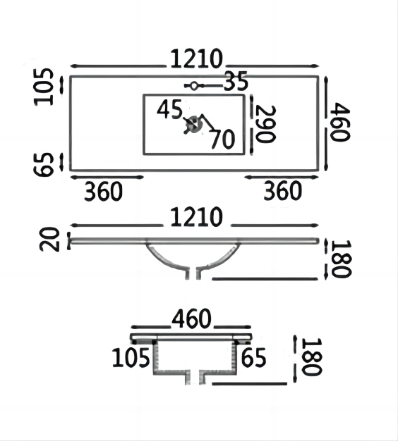 1200mm Matte White Qubist MDF Single Bowl Freestanding With Legs Vanity With Ceramic Top With Shaving Cabinet and Tall Boy