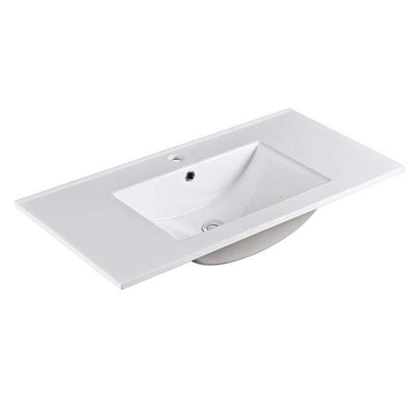 600-900mm White Ceramic Top