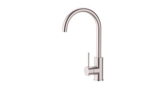 Ikon Otus Slimline Stainless Steel/Chrome/Matt Black/Gunmetal Grey/Brushed Gold Stainless Steel Sink Mixer - HD reno