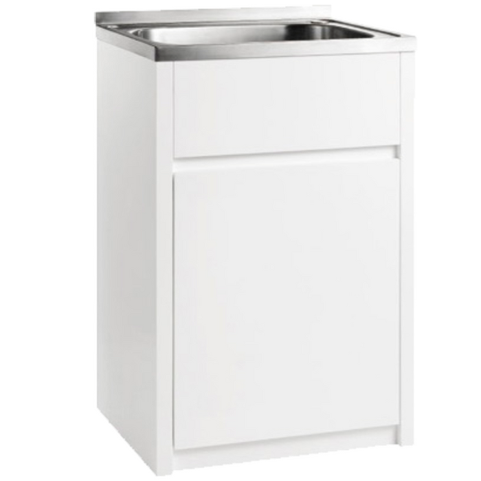 597*495*890mm 45 Litres 304 Stainless Steel Sink with PVC Laundry Tub Cabinet