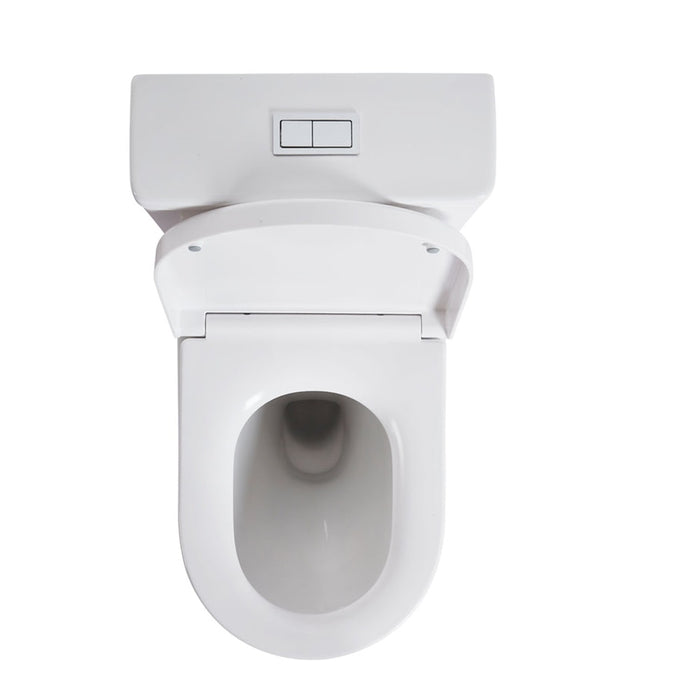 660*390*885mm Poseidon Elvera Gloss White Ambulant Tornado Back To Wall Toilet