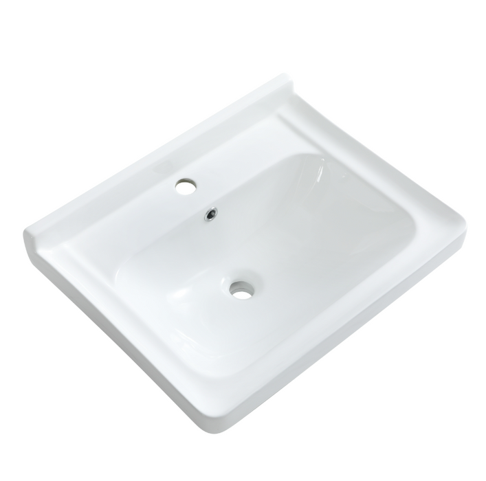 600*480*880mm PVC Laundry Tub Cabinet with Ceramic Laundry Sink