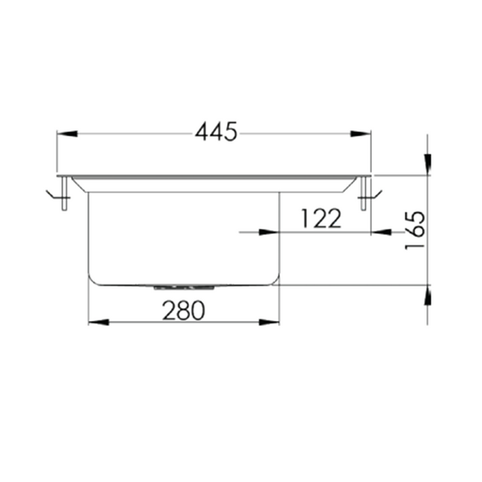 1200-1800mm 3monkeez Stainless Steel 50mm Centre Outlet Practical Activities Trough - HD reno