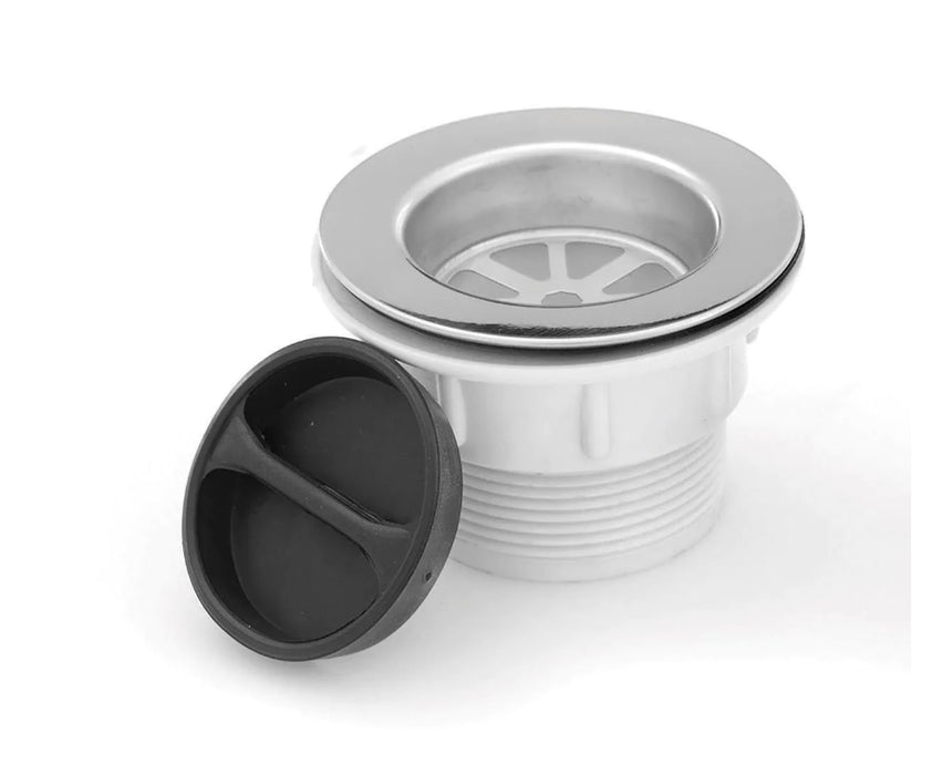 Stainless Steel Rim Sink Waste Suits 50mm Outlet