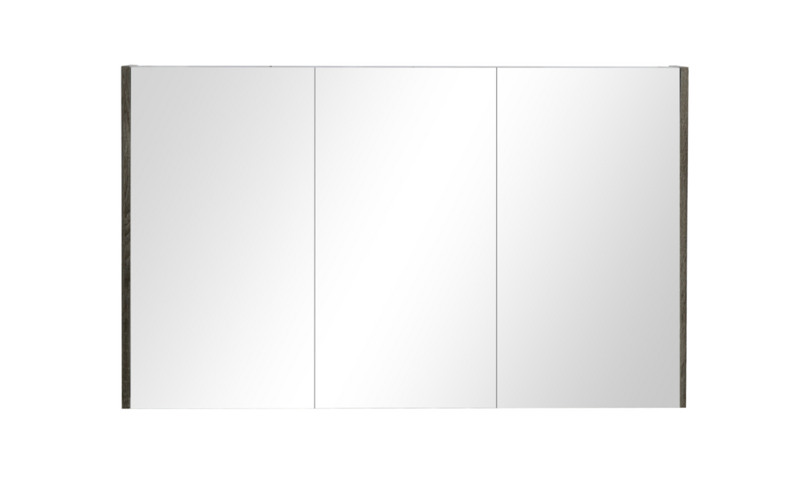 1200mm Berge Dark Grey Wall Hung MDF Vanity and Shaving Cabinet and Tall Boy