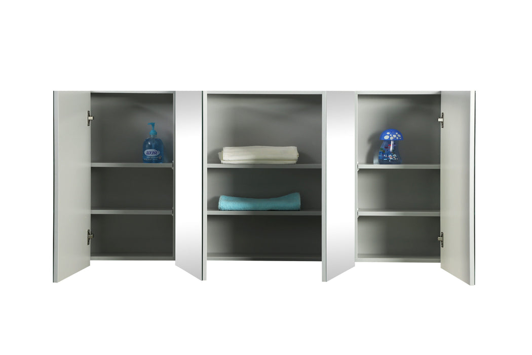 1500mm White Oak Qubist MDF Double Bowl Freestanding With Kickboard Vanity With Ceramic Top With Shaving Cabinet and Tall Boy