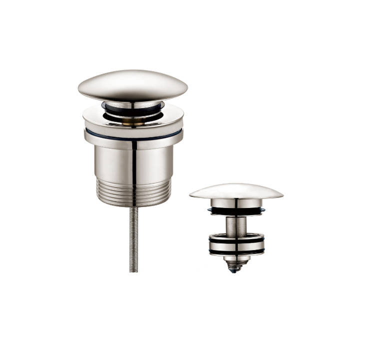 Universal Pop Up Waste Chrome/Brushed Nickel/Brushed Gold/Gun Metal/Matt Black/Matt White - HD reno