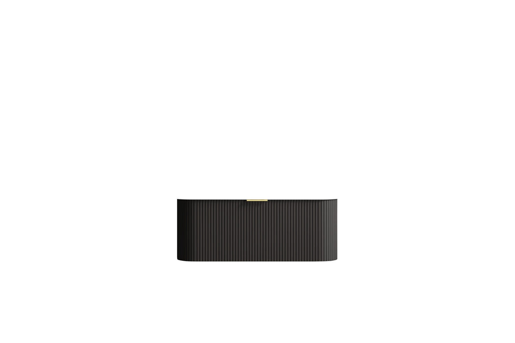 750-1500*455*450mm INF RIO Black High Moisture Resistant Plywood Cabinet Only Or White Calacutta Stone Top Wall Hung Vanities