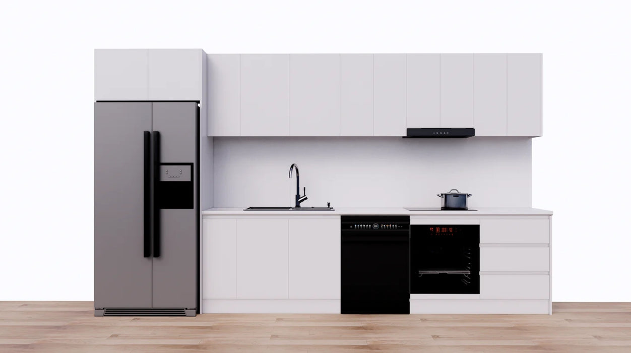 Straight Line Kitchen Cabinet Combination(Electric Cooktop)
