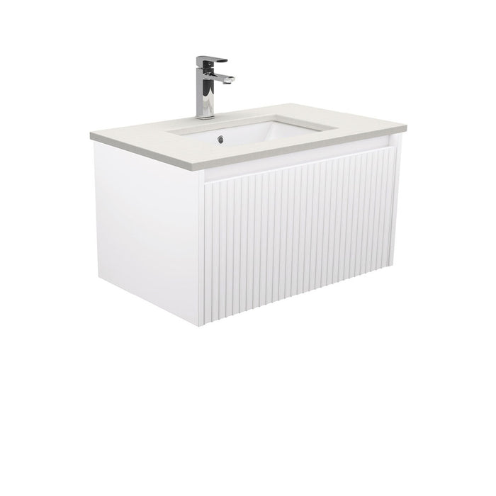 750-1500*460*420mm FIE Alina Satin White Cabinet Only and Ceramic / Stone Top Available Wall Hung Vanity