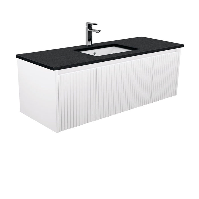 750-1500*460*420mm FIE Alina Satin White Cabinet Only and Ceramic / Stone Top Available Wall Hung Vanity