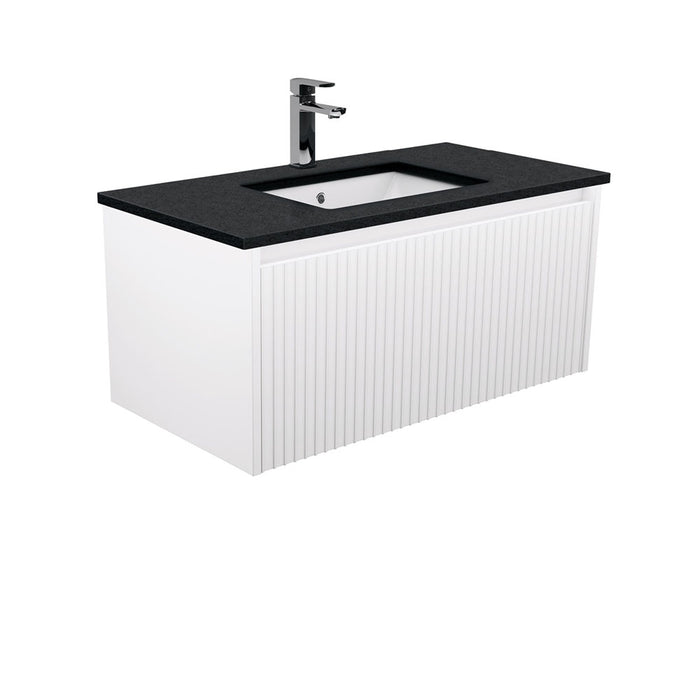 750-1500*460*420mm FIE Alina Satin White Cabinet Only and Ceramic / Stone Top Available Wall Hung Vanity