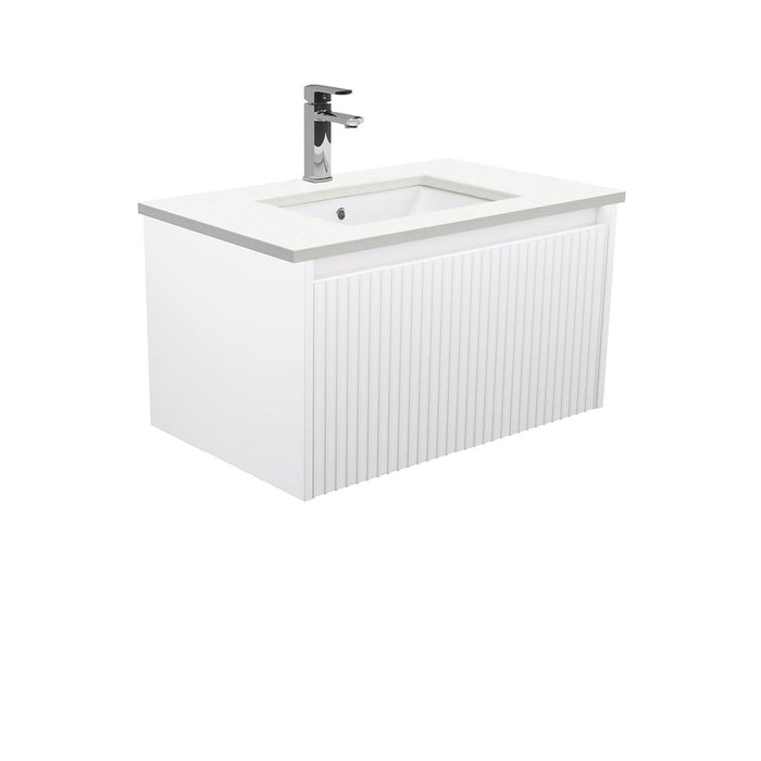 750-1500*460*420mm FIE Alina Satin White Cabinet Only and Ceramic / Stone Top Available Wall Hung Vanity