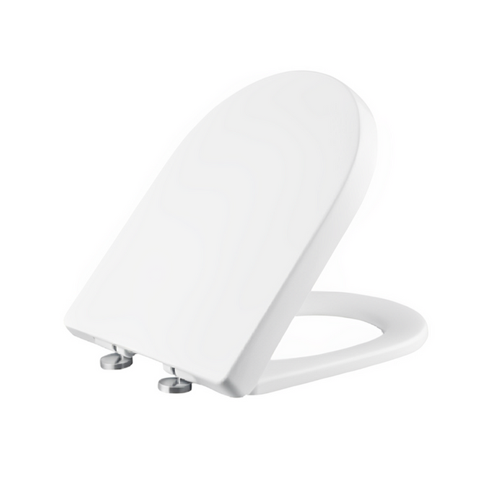 675*395*840mm Poseidon Pola Gloss White Box Rim Back To Wall Toilet