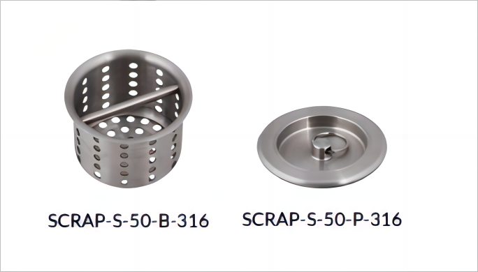 Cast Stainless Steel Sink Waste Arrestor with Shut Off Valve (50mm) - 304 316 - HD reno