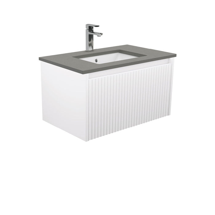 750-1500*460*420mm FIE Alina Satin White Cabinet Only and Ceramic / Stone Top Available Wall Hung Vanity