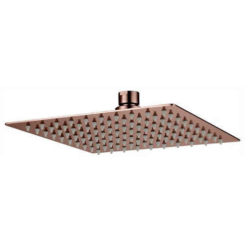 200/300mm HC Rose Gold Stainless Steel Square Shower Head