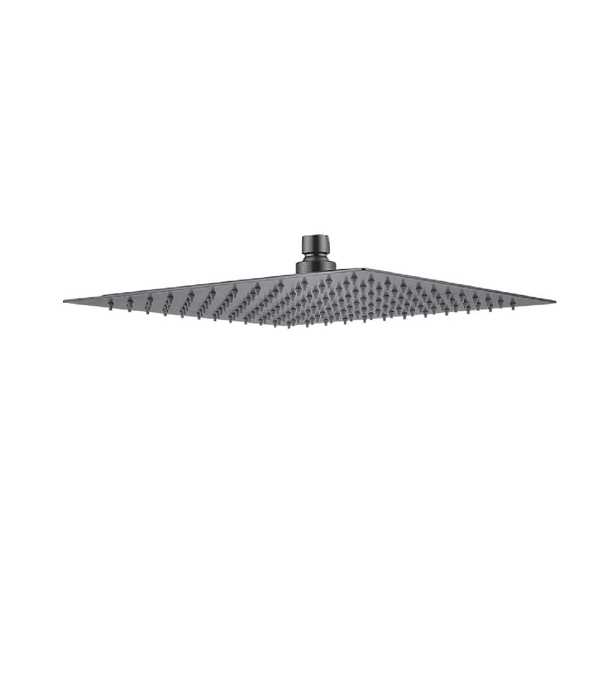 300*300*2mm HC Brushed Gun Metal Square Shower Head