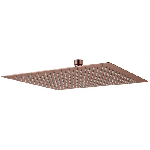 200/300mm HC Rose Gold Stainless Steel Square Shower Head