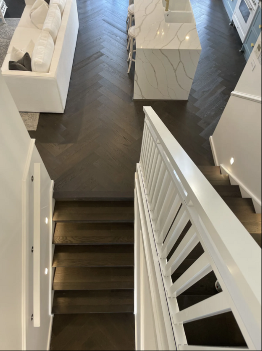 ECO Swish Oak Natura Herringbone Floorboards French Carbon Herringbone