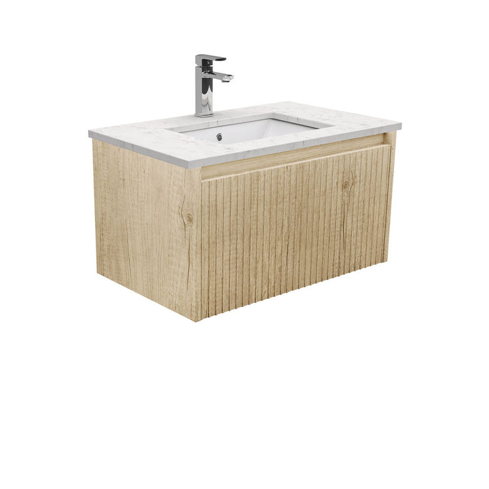 750-1500*460*420mm FIE Alina White Scandi Oak Cabinet Only and Ceramic / Stone Top Available Wall Hung Vanity