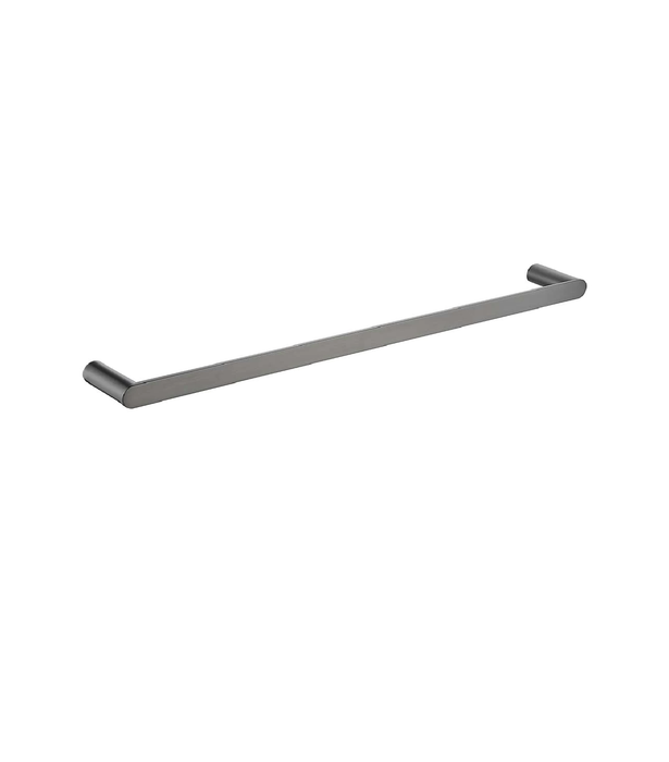800mm Sleek Single Towel Rail(Brushed Gun Metal)
