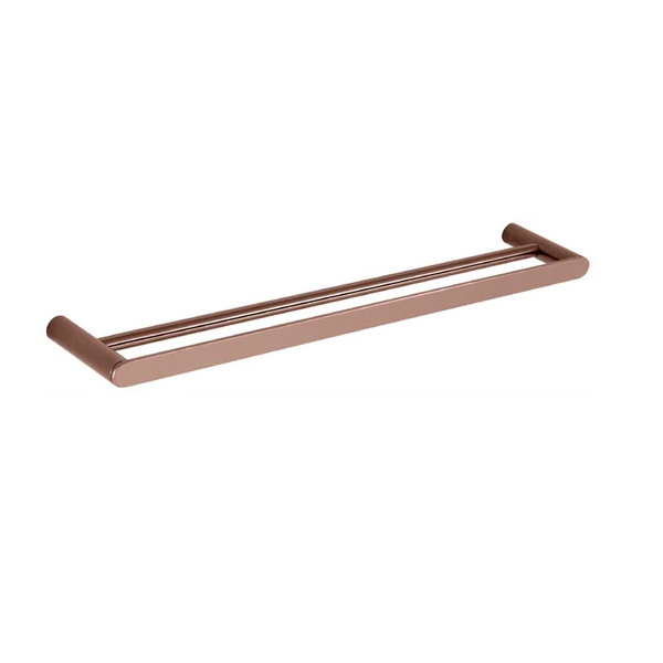 800mm Sleek Double Towel Rail(Rose Gold)