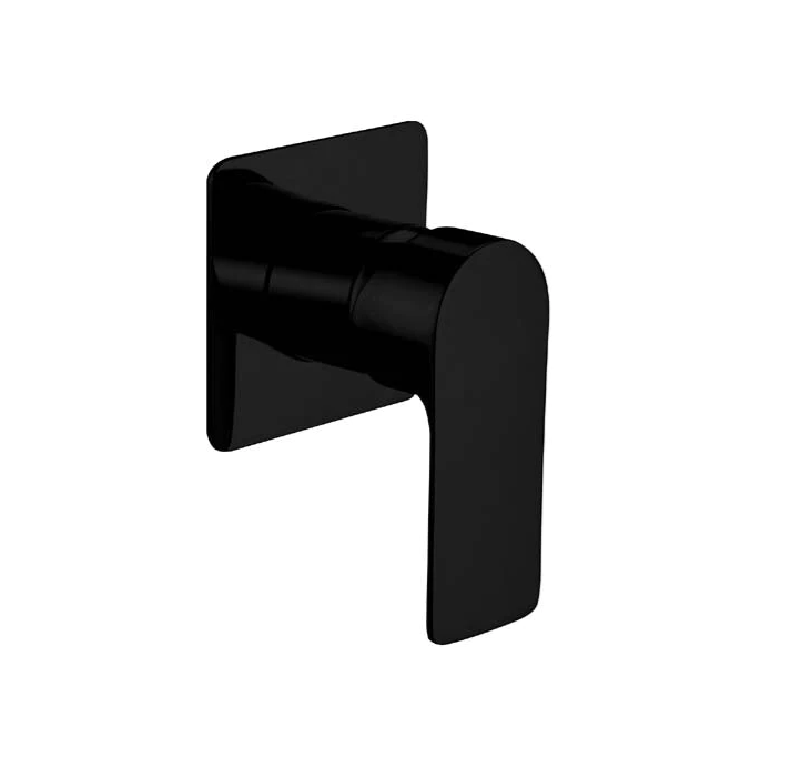 HC Sleek Black Wall Mixer