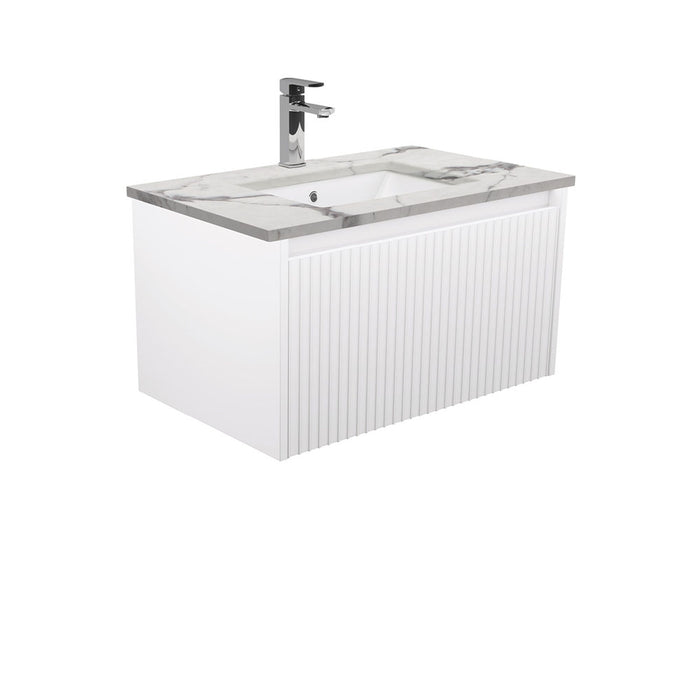 750-1500*460*420mm FIE Alina Satin White Cabinet Only and Ceramic / Stone Top Available Wall Hung Vanity