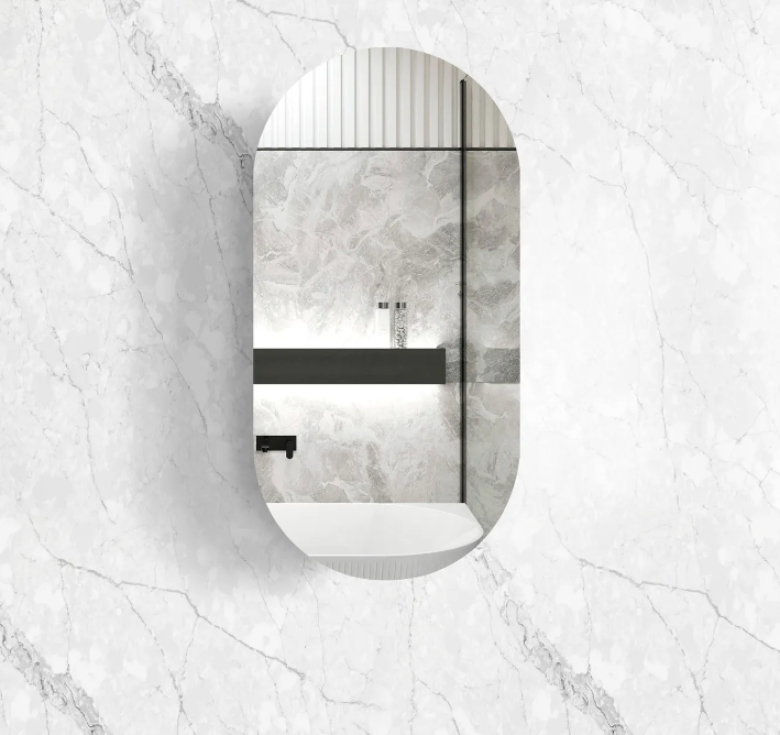 600mm Bondi Black Wall Hung Vanity and Tall Boy and Shaving Cabinet