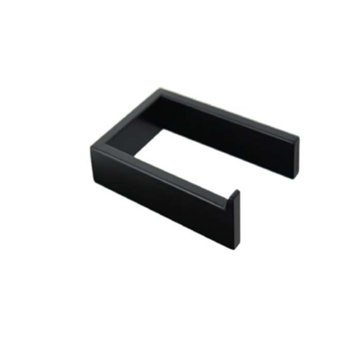 Spade Toilet Roll Holder Matt Black