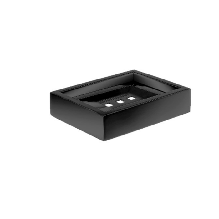 Spade Soap Dish Matt Black